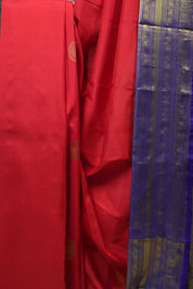 Red Kanjeevaram Silk Saree - SRRKSS903