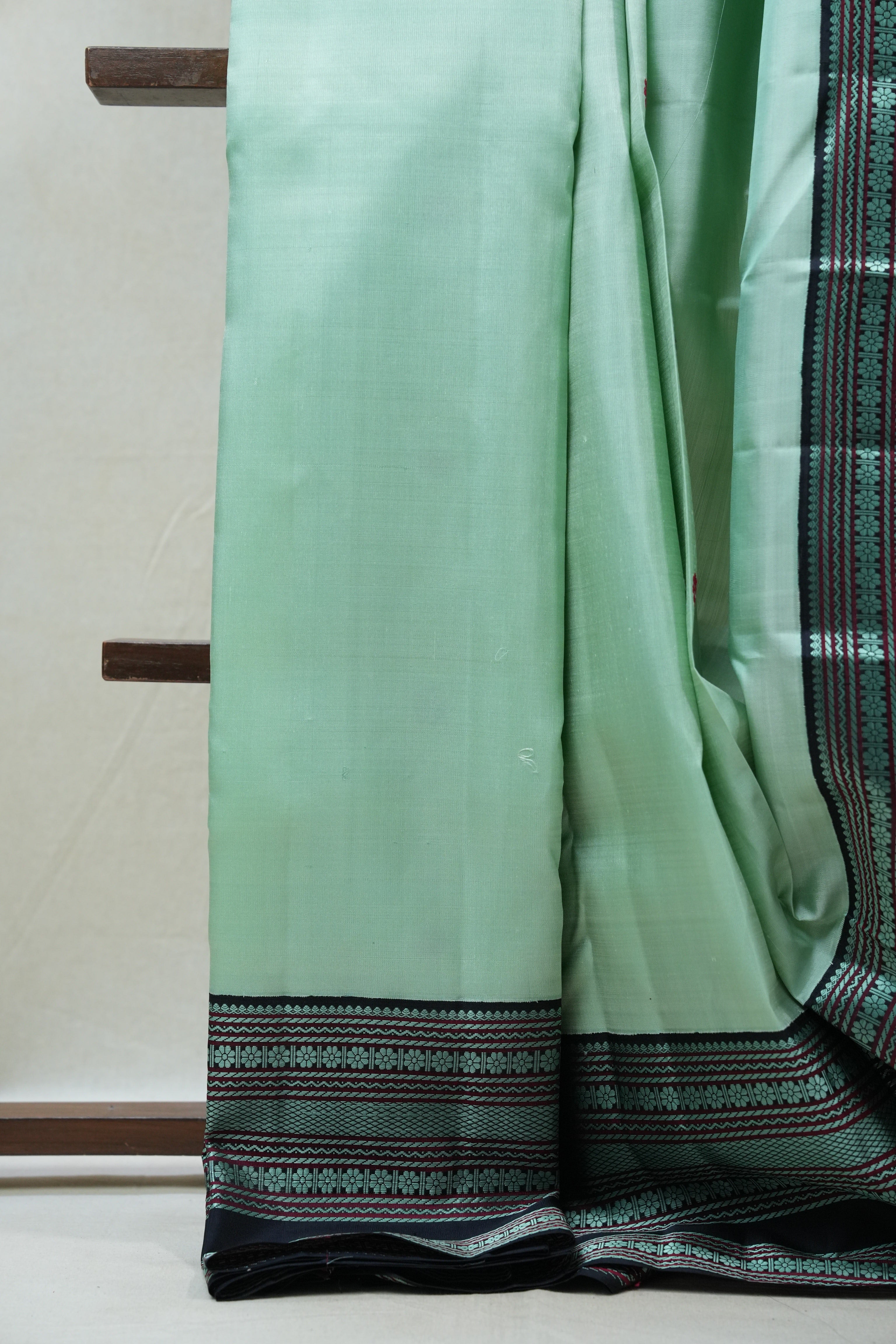 Pista Green Kanjeevaram Silk Saree - SRPGKSS895