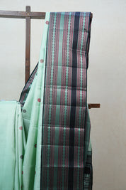 Pista Green Kanjeevaram Silk Saree - SRPGKSS895