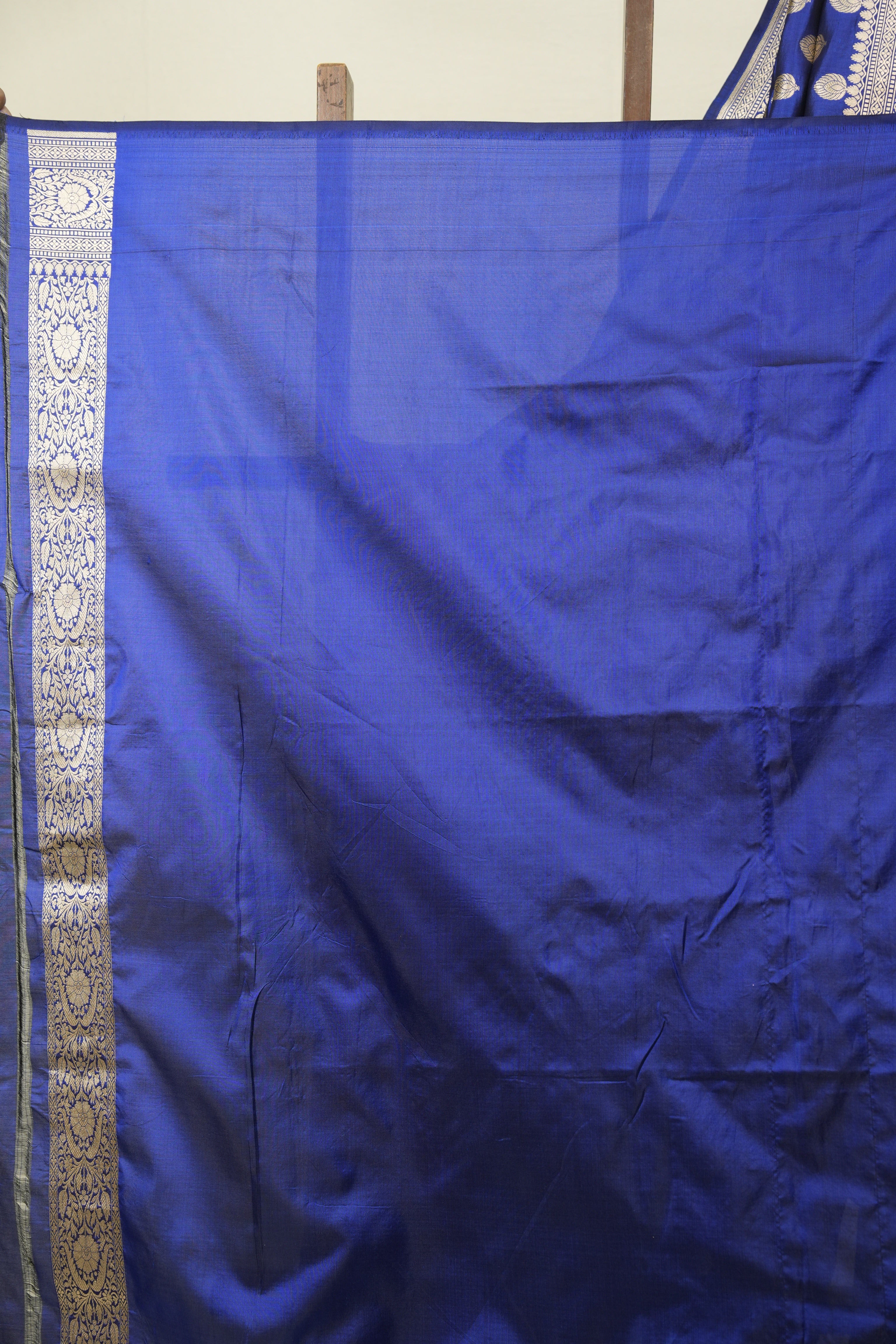 Navy Blue Banarasi Silk Saree - SRNBBSS958
