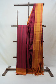 Maroon Kanjeevaram Silk Saree - SRMKSS902