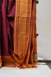 Maroon Kanjeevaram Silk Saree - SRMKSS902