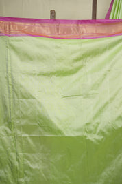 Mint Green Silk Paithani Saree - SRMGSPS795