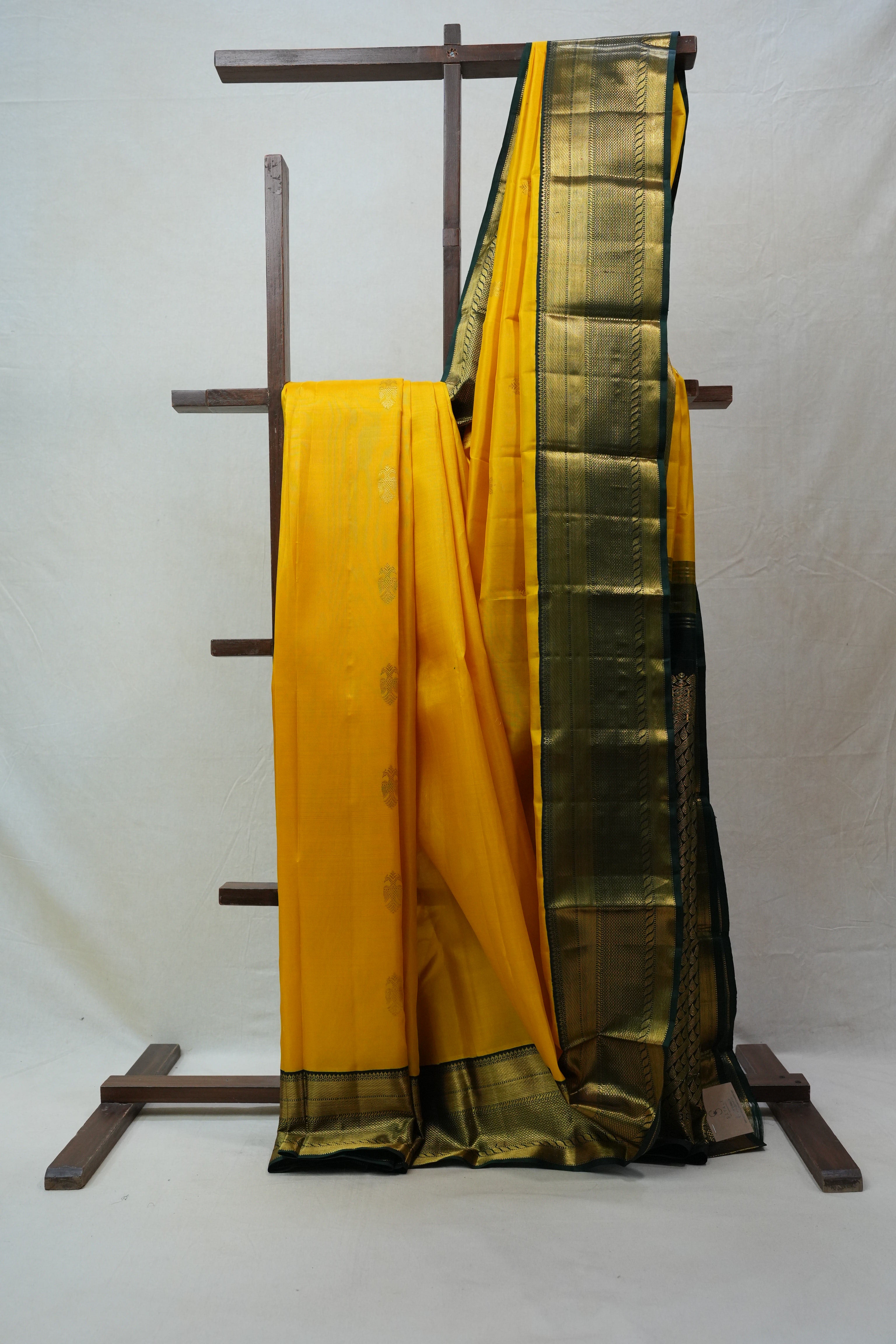 Yellow Kanjeevaram Silk Saree - SRYKSS904