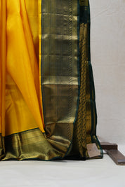 Yellow Kanjeevaram Silk Saree - SRYKSS904