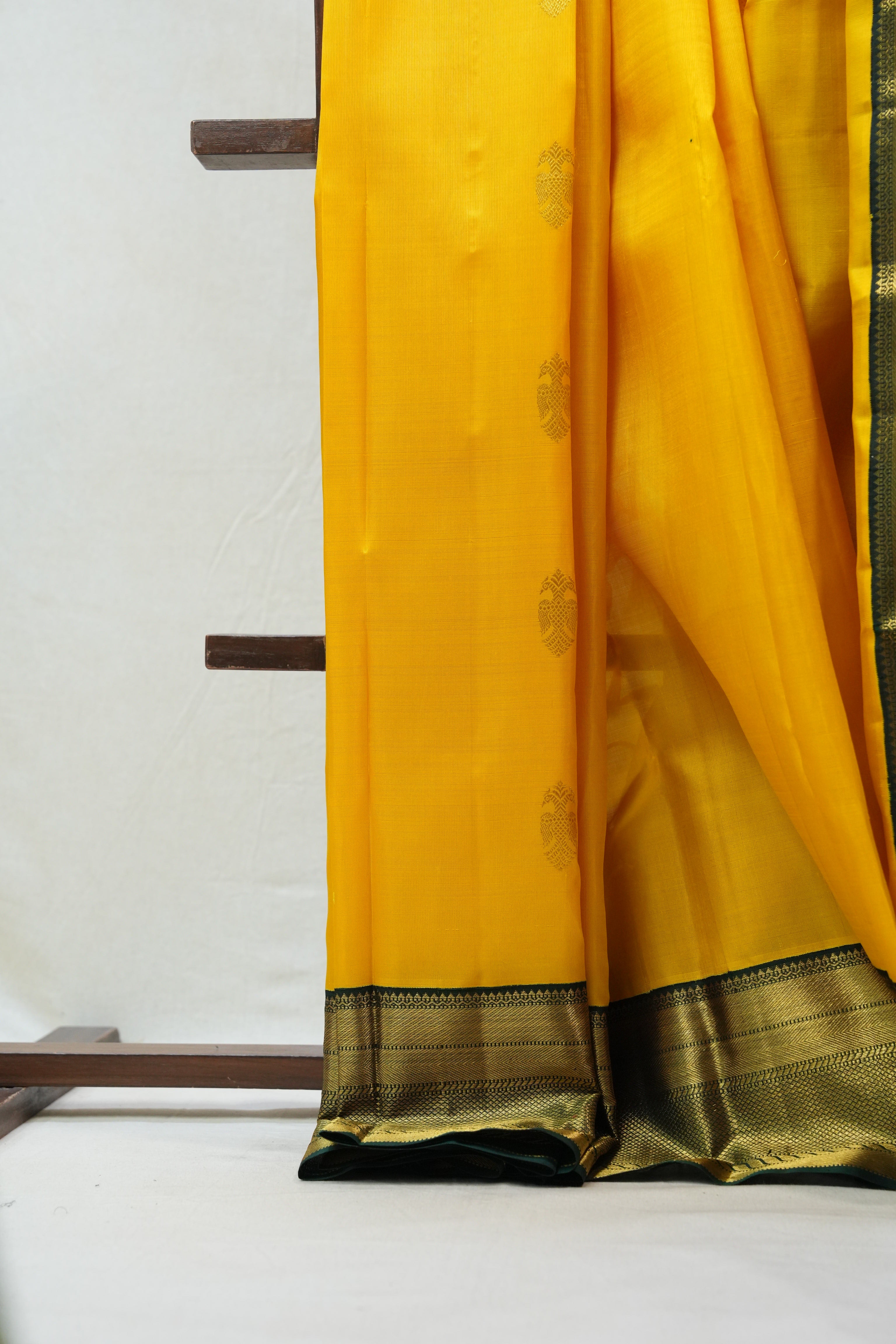 Yellow Kanjeevaram Silk Saree - SRYKSS904