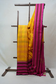 Yellow Kanjeevaram Silk Saree - SRYKSS899