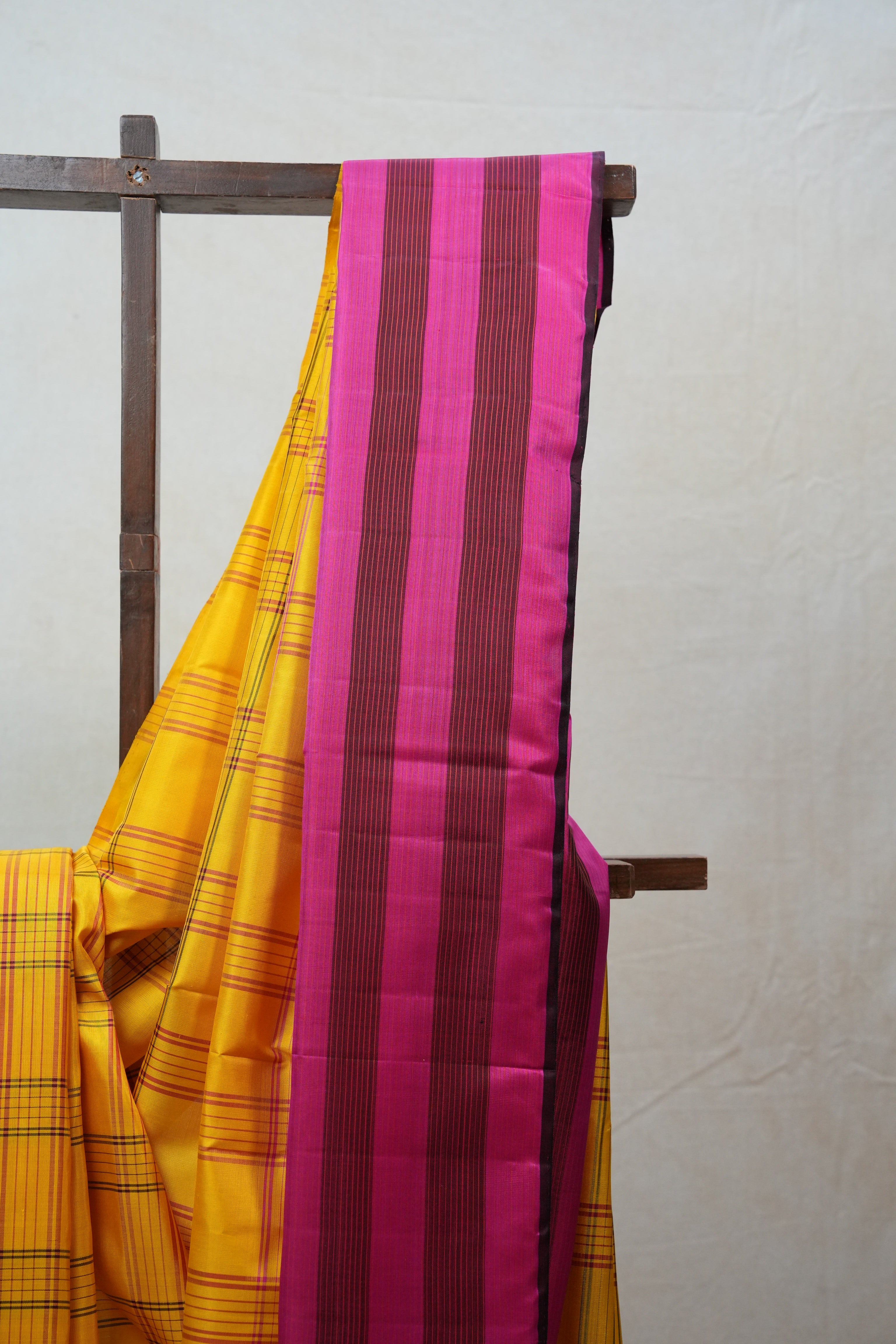 Yellow Kanjeevaram Silk Saree - SRYKSS899