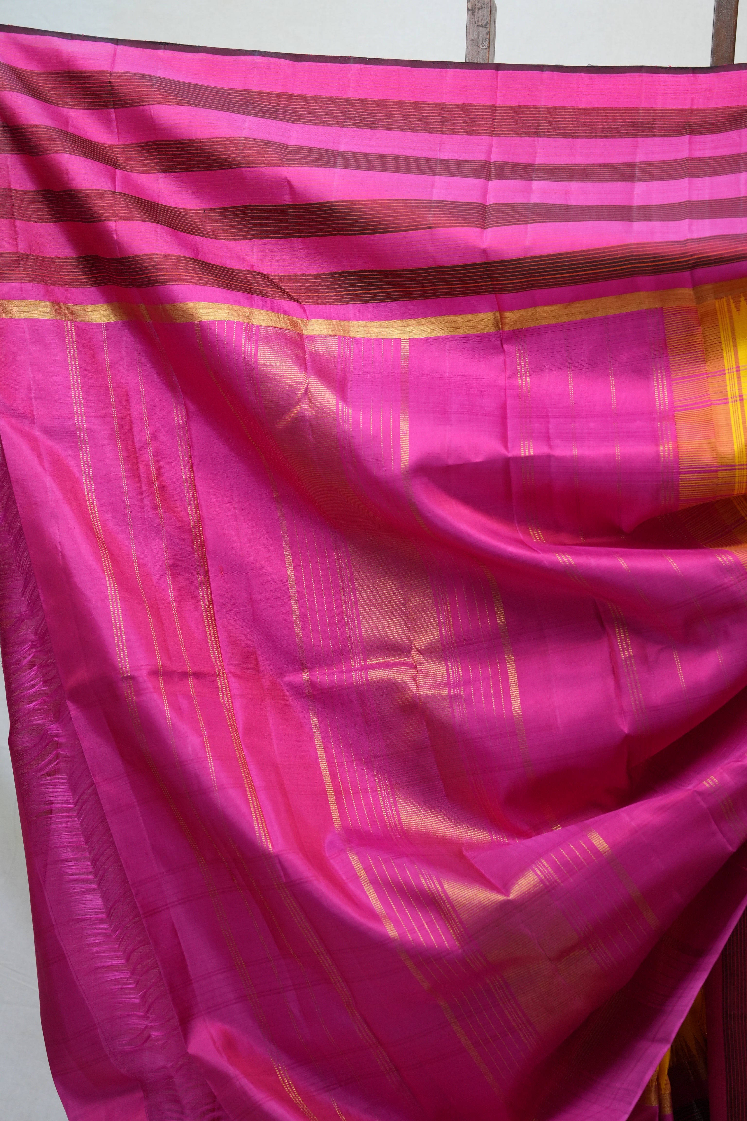 Yellow Kanjeevaram Silk Saree - SRYKSS899