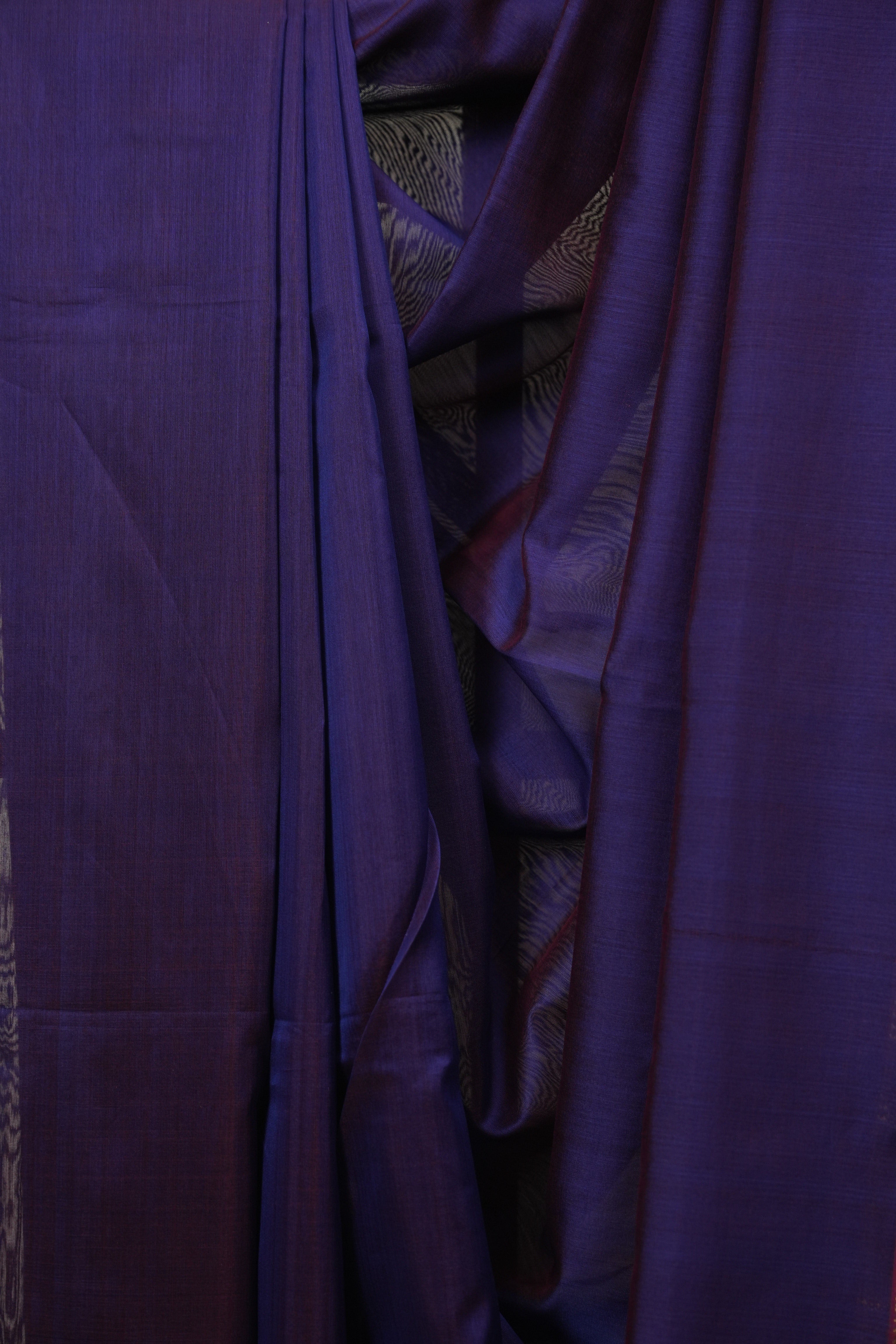 Purple Maheshwari Saree- SRPMS1351