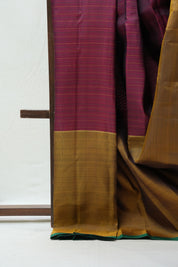 Wine Kanjeevaram Silk Saree - SRWKSS898