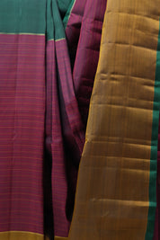 Wine Kanjeevaram Silk Saree - SRWKSS898