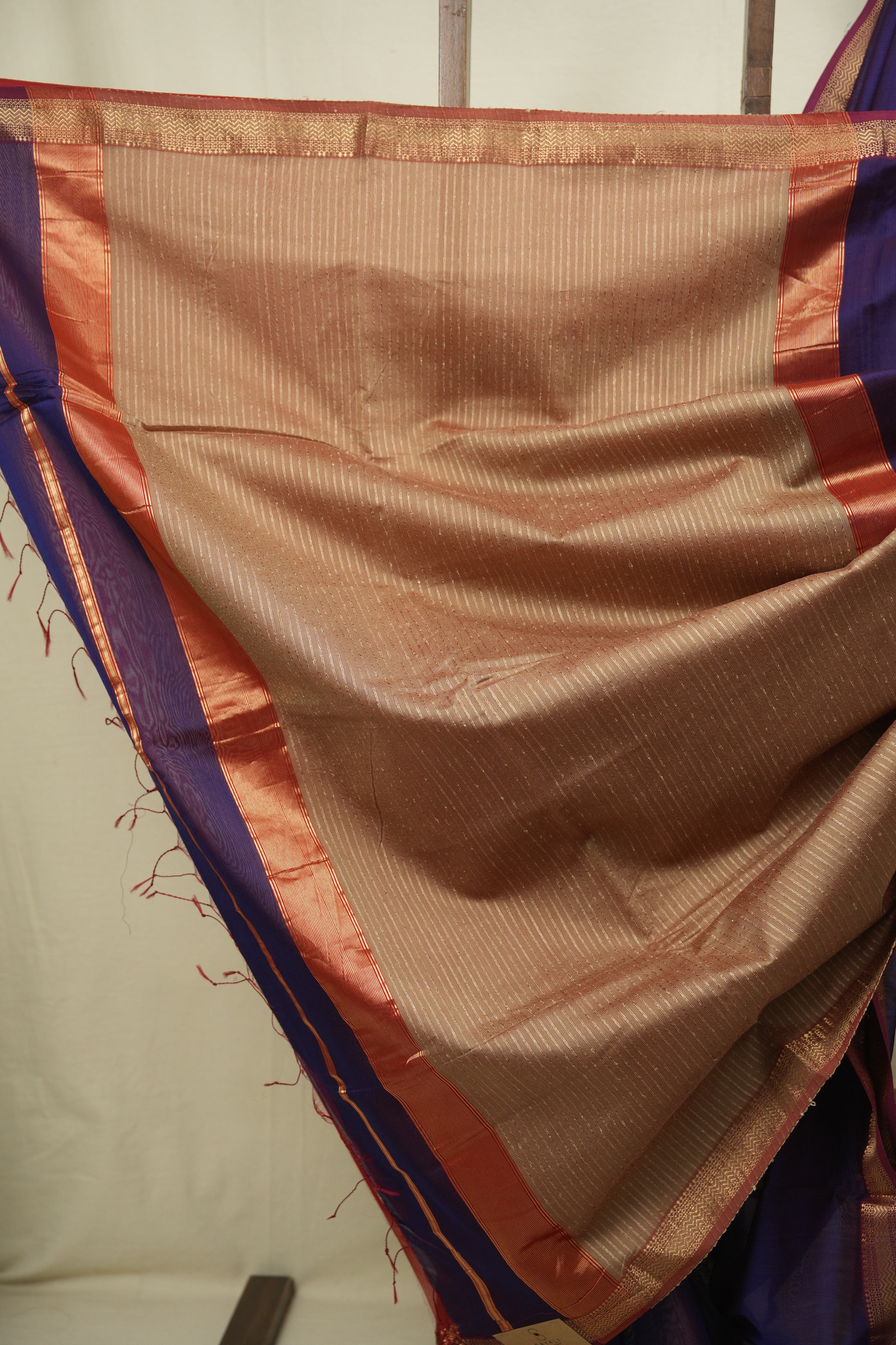Purple Maheshwari Saree- SRPMS1351