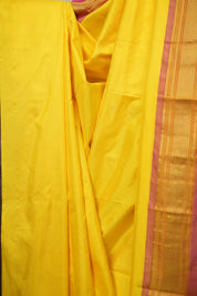 Yellow Silk Paithani Saree - SRYSPS792
