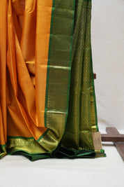 Yellow Kanjeevaram Silk Saree - SRYKSS892