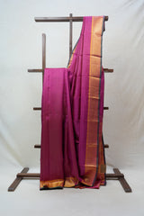 Magenta Kanjivaram Silk Saree - SRMKSS888
