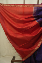 Purple Maheshwari Saree- SRPMS1351