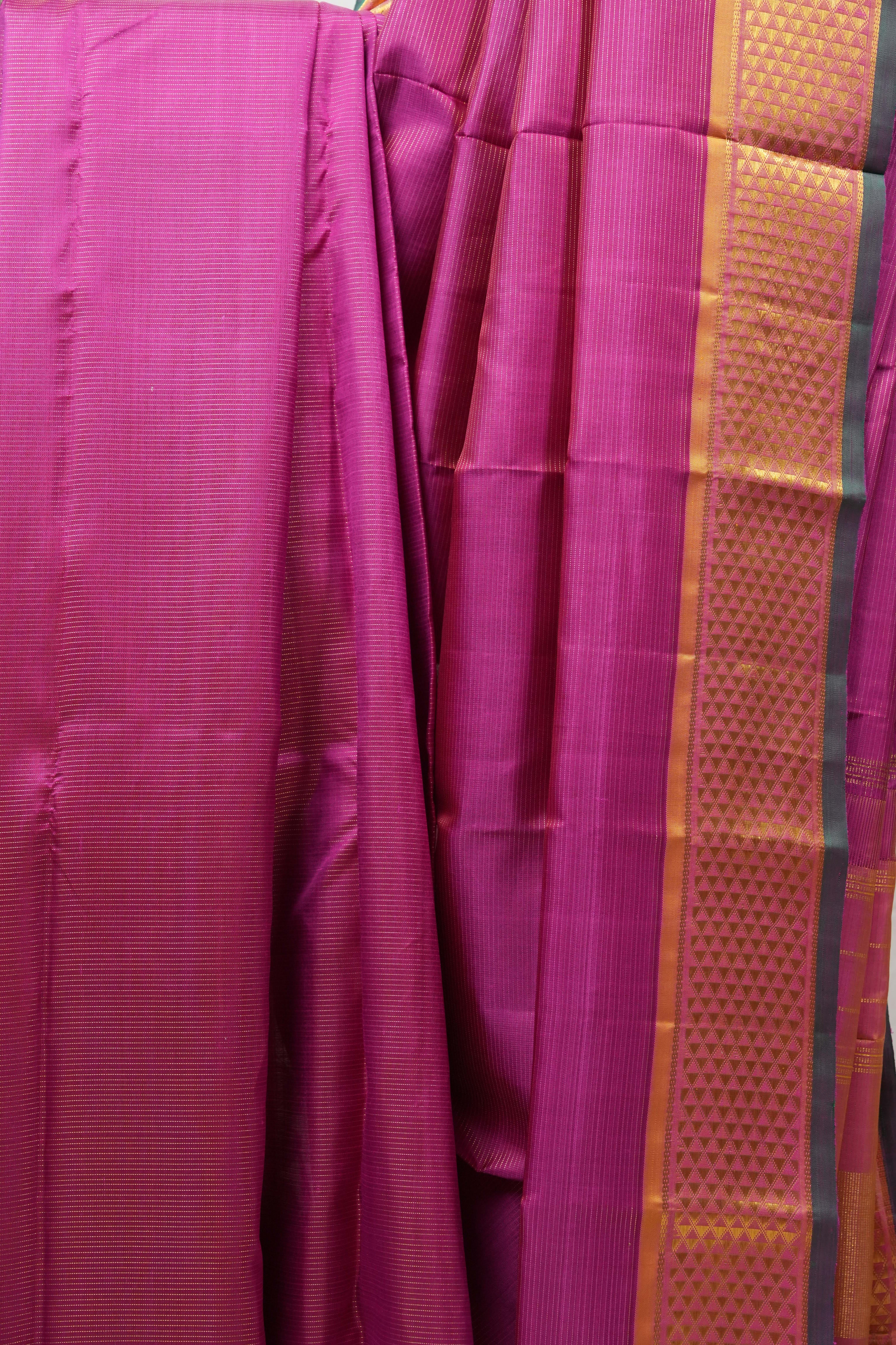 Magenta Kanjeevaram Silk Saree - SRMKSS888
