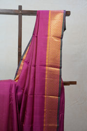 Magenta Kanjeevaram Silk Saree - SRMKSS888