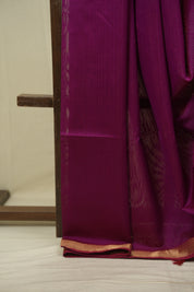 Magenta Maheshwari Saree- SRMMS1352