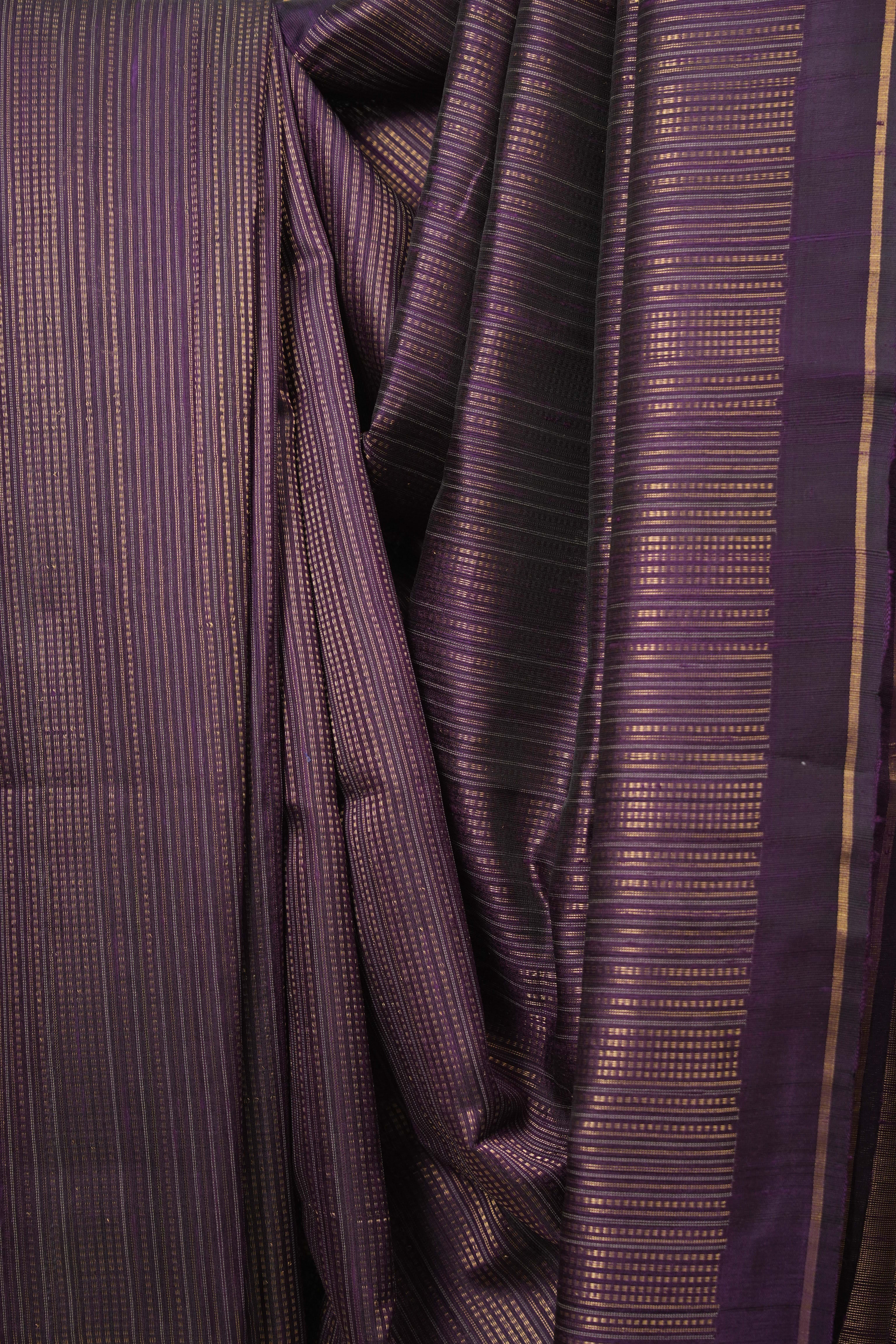 Deep Purple Raw Silk Saree - SRDPRSS1029