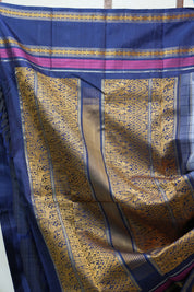Grey Kanjivaram Silk Saree - SRGKSS864