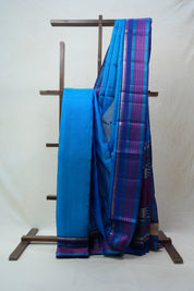 Blue Kanjeevaram Silk Saree - SRBKSS862