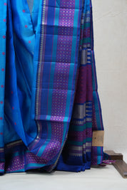 Blue Kanjeevaram Silk Saree - SRBKSS862