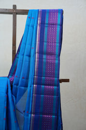 Blue Kanjeevaram Silk Saree - SRBKSS862