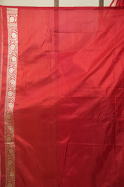 Red Banarasi Silk Saree - SRRBSS960