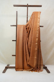 Orange Tussar Silk Saree - SROTSS1342