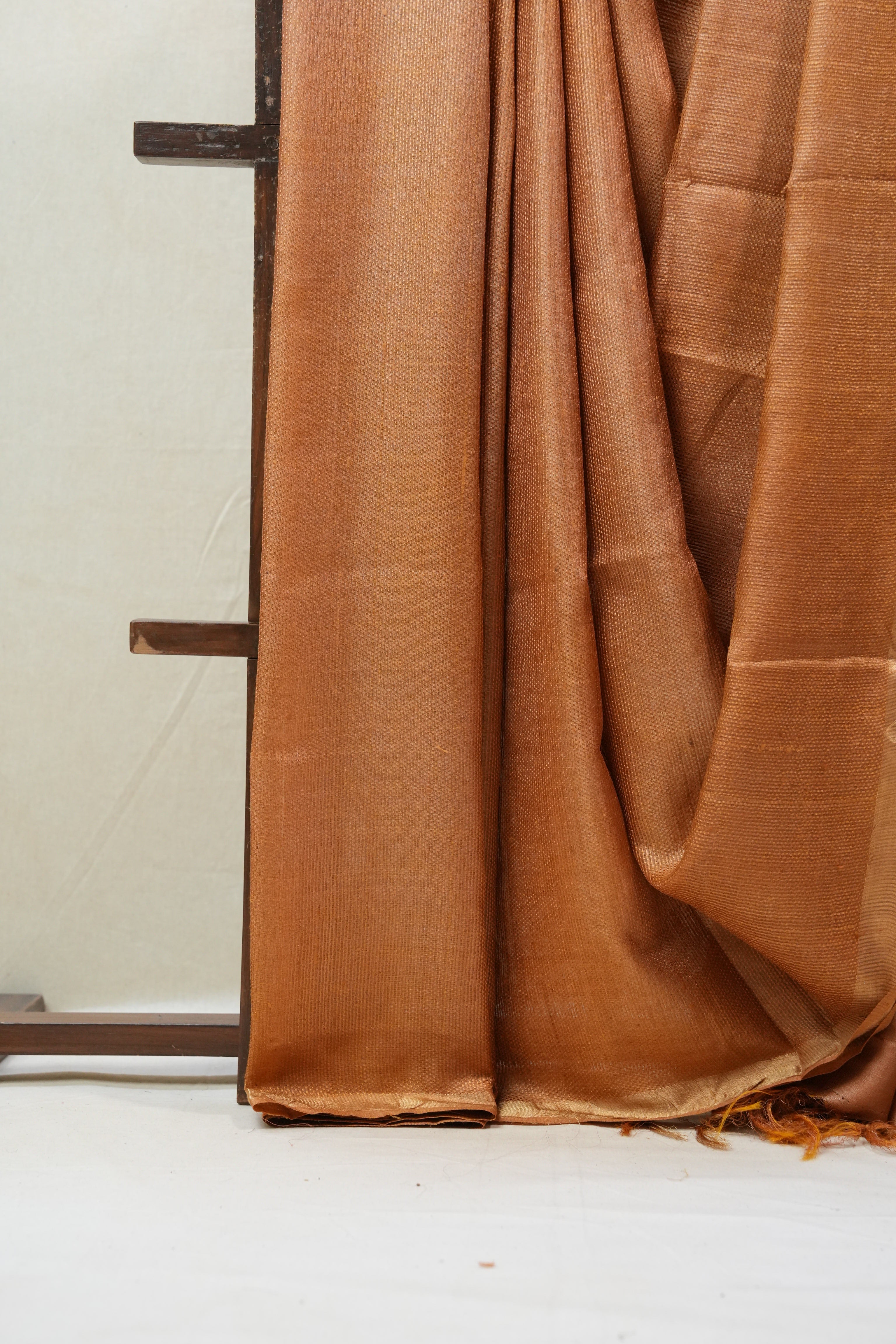 Orange Tussar Silk Saree - SROTSS1342