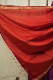Magenta Maheshwari Saree- SRMMS1352