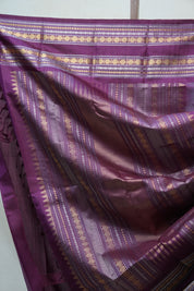 Grey Kanjeevaram Silk Saree - SRGKSS868