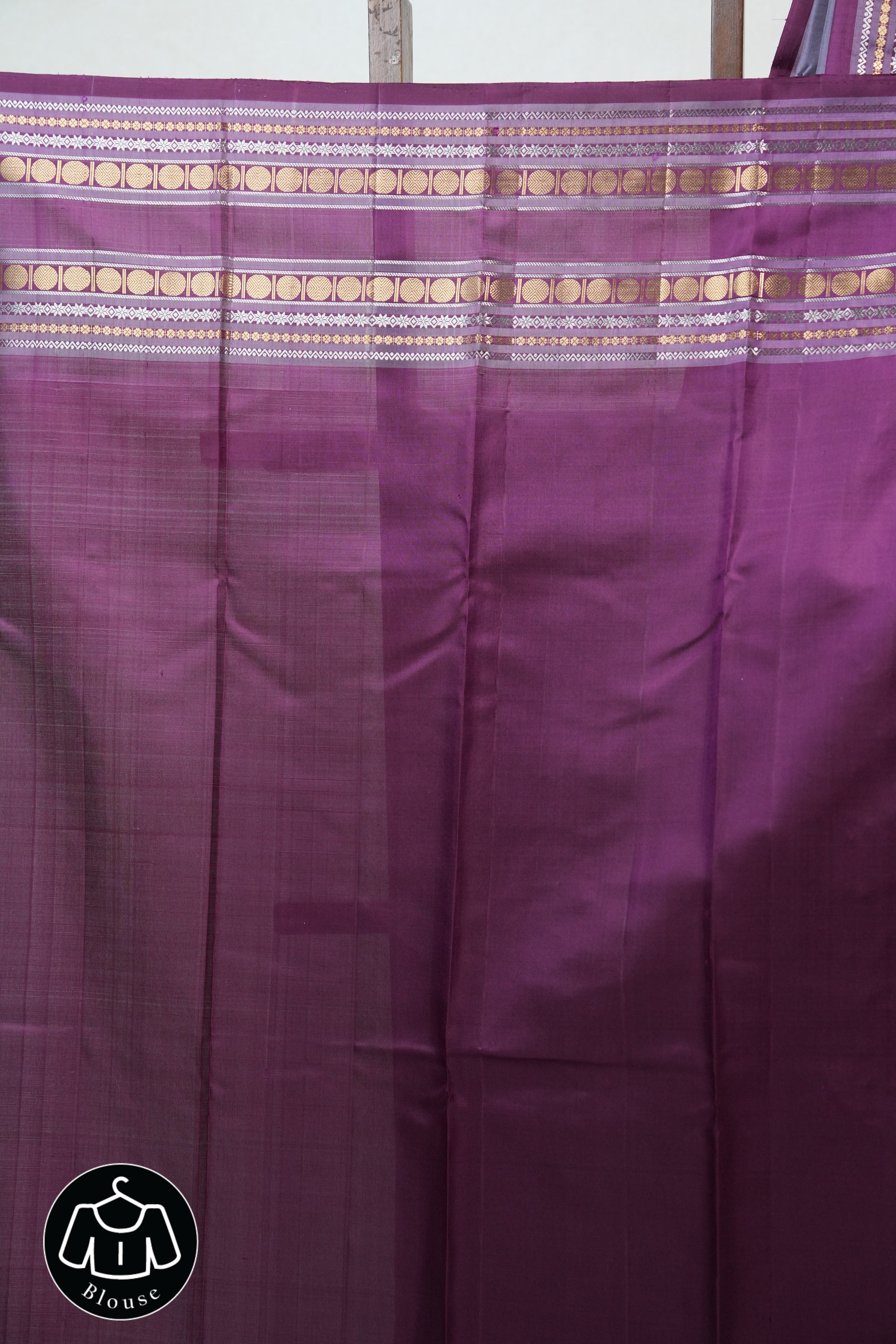 Grey Kanjeevaram Silk Saree - SRGKSS868