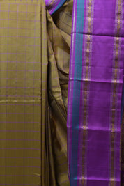 Moss Green Kanjeevaram Silk Saree - SRMGKSS865