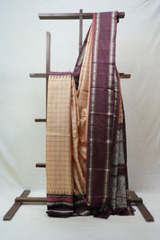Cream Kanjeevaram Silk Saree - SRCKSS859