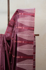 Onion Pink Tussar Silk Saree - SROPTSS1306