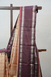 Cream Kanjeevaram Silk Saree - SRCKSS859