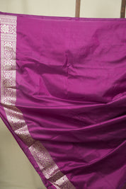 Magenta Banarasi Silk Saree - SRMBSS961