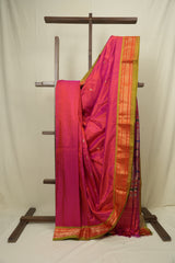 Pink Silk Paithani Saree - SRPSPS794