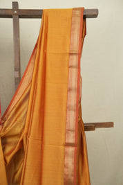 Yellow Maheshwari Saree- SRYMS1353