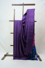 Dark Purple Kanjeevaram Silk Saree - SRDPKSS881