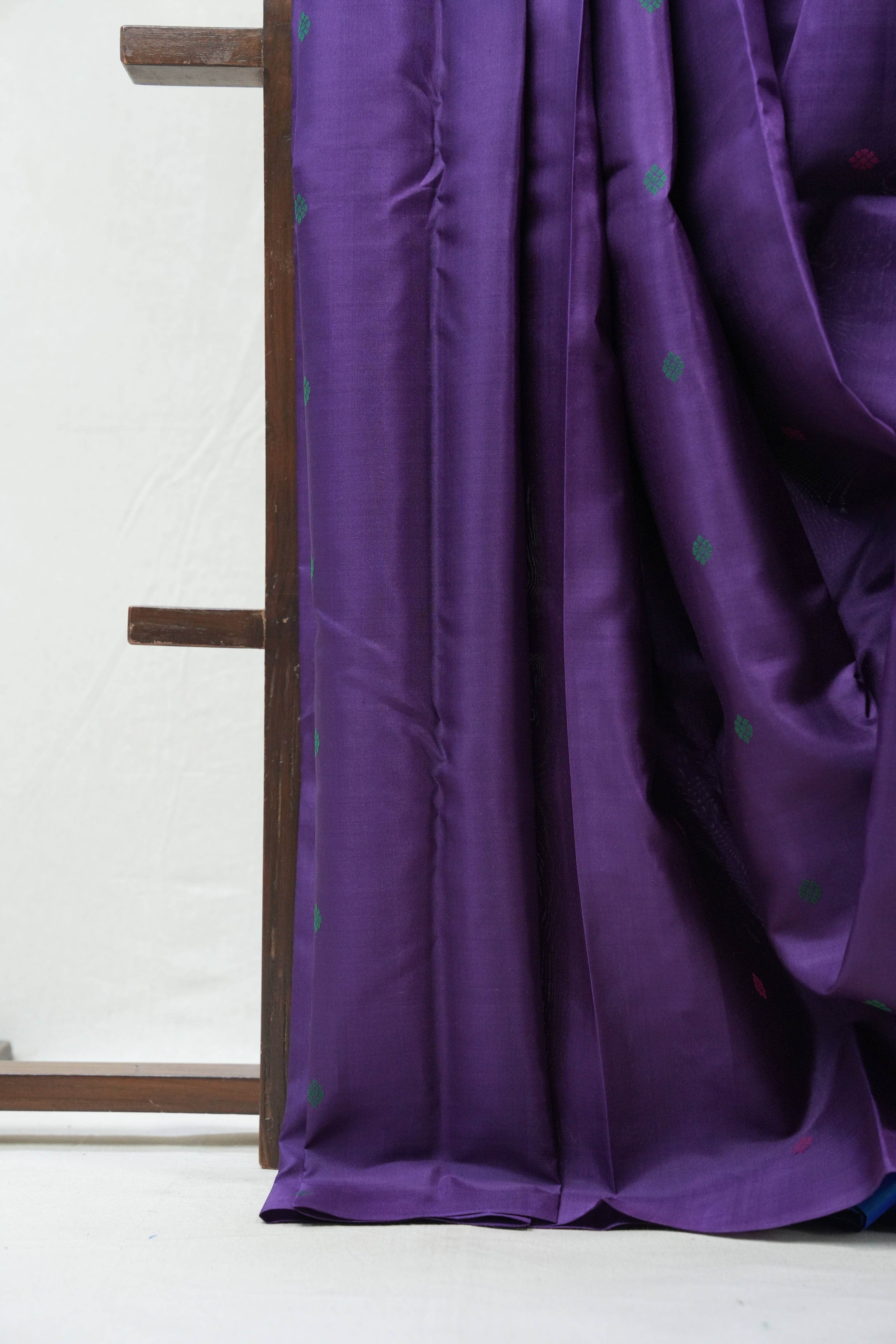 Dark Purple Kanjeevaram Silk Saree - SRDPKSS881