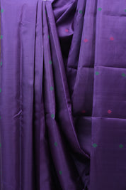 Dark Purple Kanjeevaram Silk Saree - SRDPKSS881