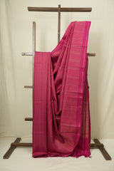 Rani Pink Raw Silk Saree - SRRPRSS1028