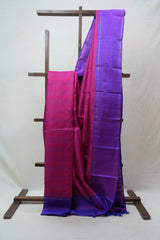 Magenta Kanjivaram Silk Saree - SRMKSS884