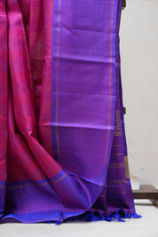 Magenta Kanjivaram Silk Saree - SRMKSS884