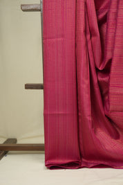 Rani Pink Raw Silk Saree - SRRPRSS1028