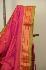 Pink Silk Paithani Saree - SRPSPS794